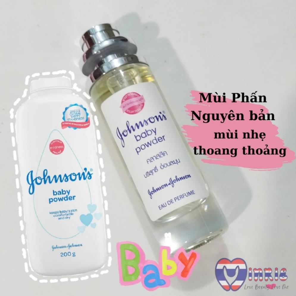 Nước Hoa Johnson baby Thái Lan 35ml hương phấn em bé dịu nhẹ