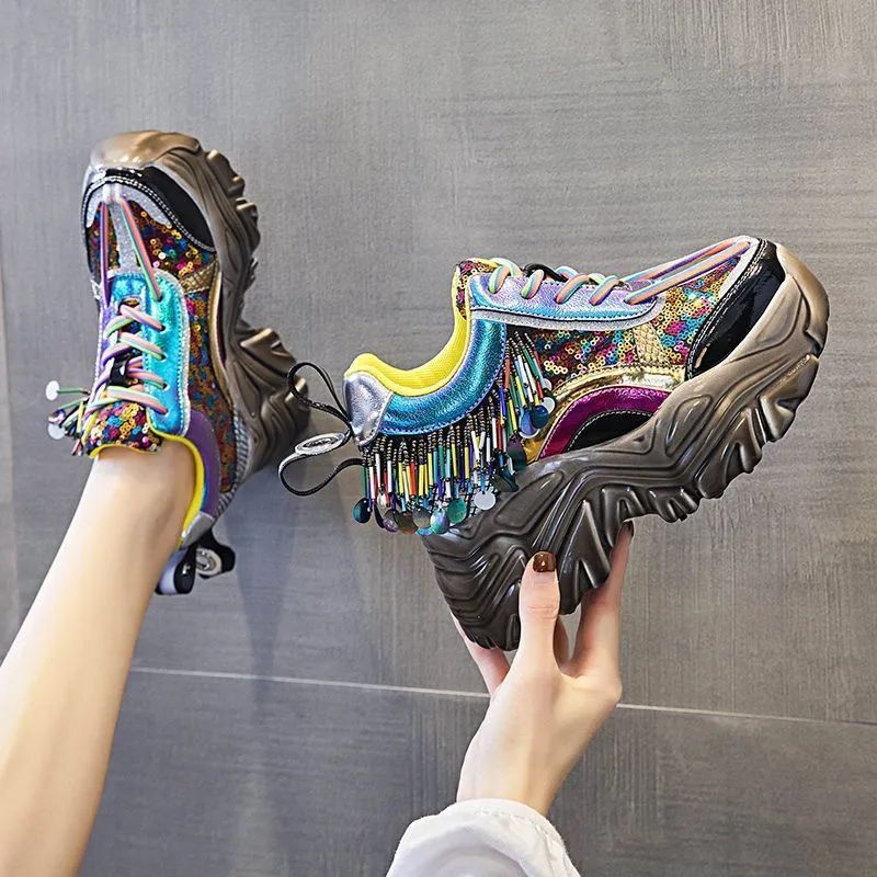 Giày Thể Thao Đế Dày Phong Cách Đường Phố Châu Âu Hàng Có Sẵn  Phong Cách Mới Bán Chạy Nhất Mùa Xuân Thu Dành Cho Bạn Nữ