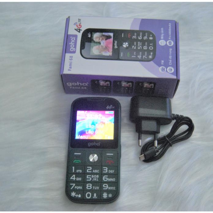 { BH 6 THÁNG } điện thoại cho người già Fami68 4G Mới Fullbox, Đọc Số, Loa To, Chữ To Pin Trâu. BH 1 đổi 1 trong 2 tháng | BigBuy360 - bigbuy360.vn