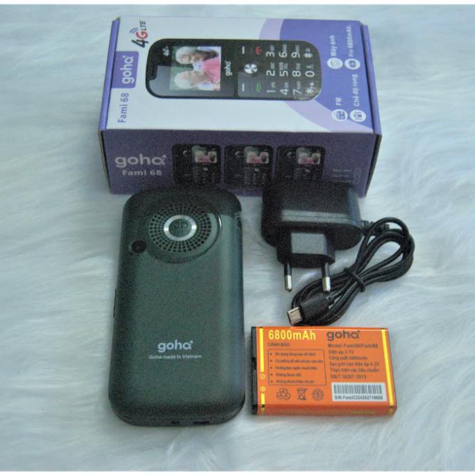 { BH 6 THÁNG } điện thoại cho người già Fami68 4G Mới Fullbox, Đọc Số, Loa To, Chữ To Pin Trâu. BH 1 đổi 1 trong 2 tháng | BigBuy360 - bigbuy360.vn