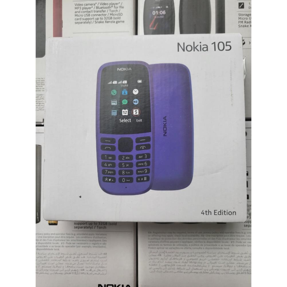 { BH 6 THÁNG } điện thoại nokia 105 (2019) sóng 4G, 2 Sim - Hàng Mới Chính Hãng Fulbox. 1 đổi 1 trong 2 tháng | BigBuy360 - bigbuy360.vn