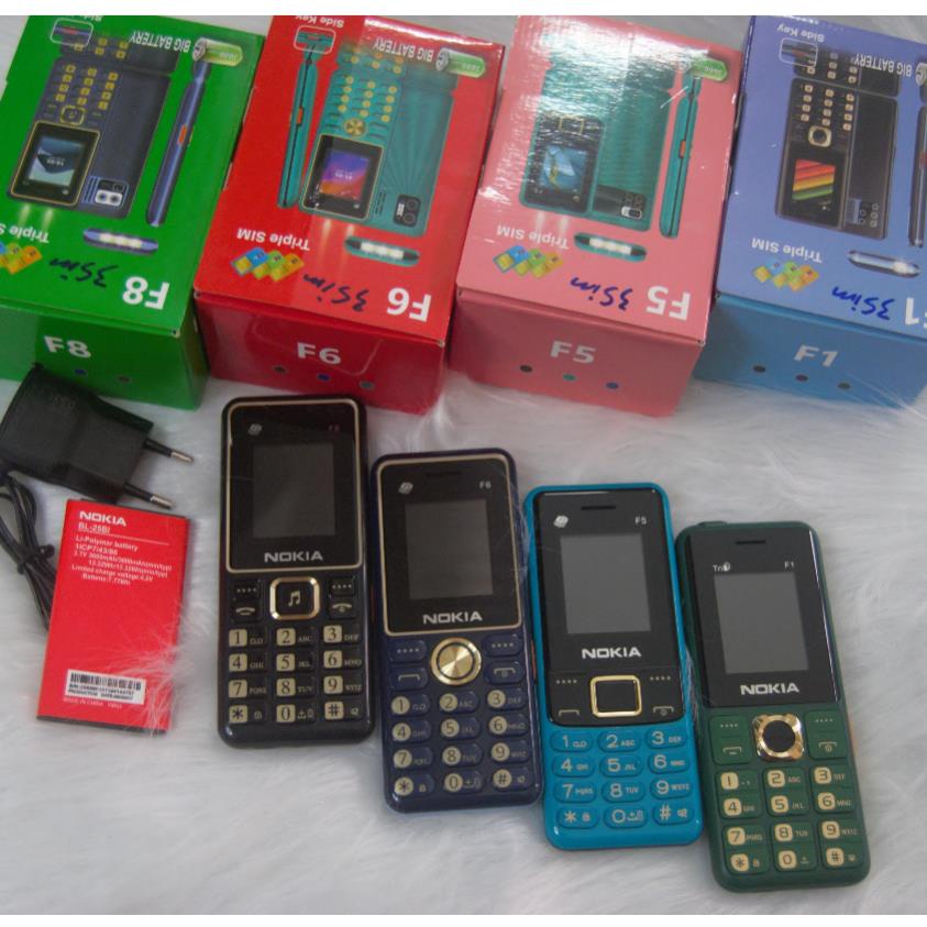 { BH 6 THÁNG } điện thoại nokia F1.F5.F6.F8 sóng 4G 3sim .Pin khủng. loa to sóng khỏe. BH 1 đổi 1 trong 2 tháng