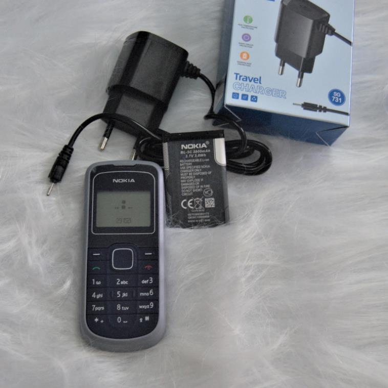 { BH 6 THÁNG } điện thoại đen trắng nokia 1202 Chính hãng { Loại màn Zin , Main Zin } BẢO HÀNH 1 ĐỔI 1 TRONG 2 THÁNG | BigBuy360 - bigbuy360.vn