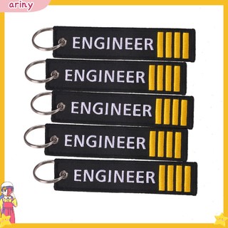 Móc khoá chữ Engineer thêu độc đáo đa dụng