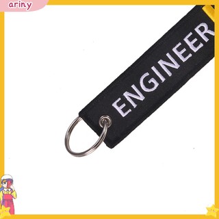 Móc khoá chữ Engineer thêu độc đáo đa dụng