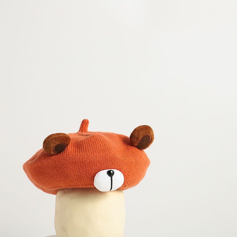 Nón beret Đan Len Dễ Thương Cho Bé