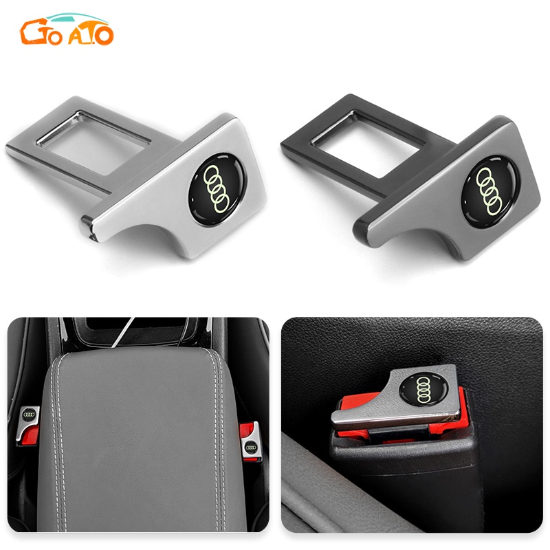 GTIOATO Dạ Quang Chốt Cài Dây An Toàn Xe Ô Tô Chốt Dây An Toàn Ô Tô Phụ KiệN Xe HơI Cho Audi A7 Q7 R8 RS6 RS7 Q5 A4 A8 A1 A5 A6 Q8 Q3 TT
