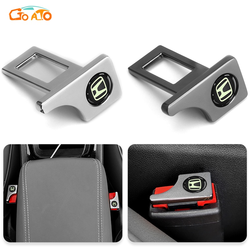 GTIOATO Chốt Cài Dây An Toàn Xe Ô Tô Chốt Khóa Dây Đai An Toàn Xe Hơi Dạ Quang Phụ KiệN Xe HơI Cho Honda City Civic CRV Brio HRV Jazz Accord Odyssey Fit