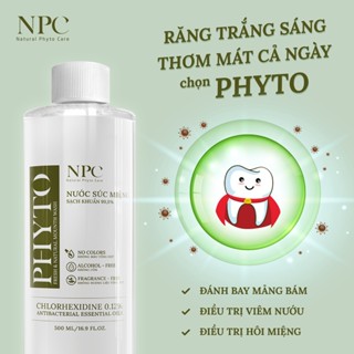 Nước súc miệng tinh dầu thiên nhiên Phyto 500ml - NPC PHAR