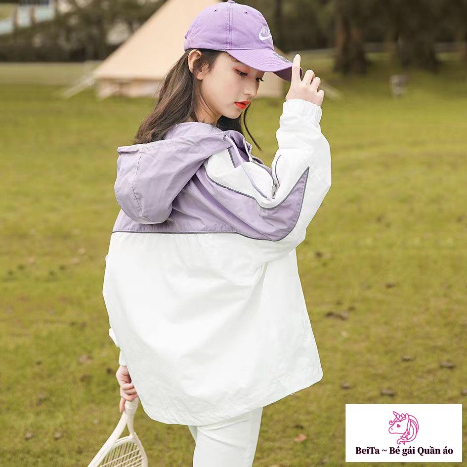 Áo Khoác Gió Phong Cách Hàn Quốc Thời Trang Xuân Thu 2023 Cho Bé Gái