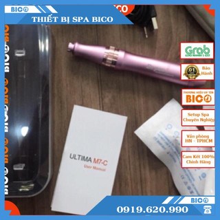 [Tặng Kim - BH 12 Tháng] Máy Phi Kim Dr Pen M7 Màu Hồng Lăn Kim Sẹo Rõ Trị Mụn, Máy Cấy Phấn Cấy Tảo - Thiết Bị Spa BICO