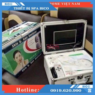 - máy soi da 7inch có cốp phân tích da và tóc cực nét