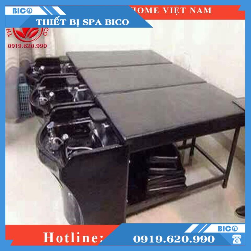 Giường gội Đầu đa năng 2in1 Gội Đầu Dưỡng Sinh, Massage Body  -Thiết Bị Spa BICO