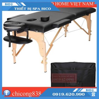 Giường vali chân gỗ siêu chắc chắn ✅ [BH 12 THÁNG] ✅ Thiết Bị Thẫm Mỹ BICO  -Thiết Bị Spa BICO
