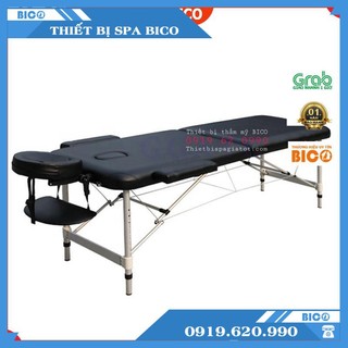 Giường Vali Chân Hợp Kim Nhôm Dùng Cho Spa, Phun Xăm, Massage Hàng Nhập Khẩu Cao Cấp - Thiết Bị Spa BICO