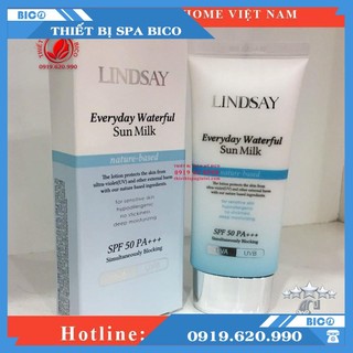 Kem chống nắng Vật Lý LINDSAY SPF50+ 50g -Thiết Bị Spa BICO
