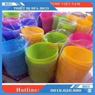 Chén Dẻo Đắp Mặt Nạ Cho Spa [1 bộ 3 món] -Thiết Bị Spa BICO
