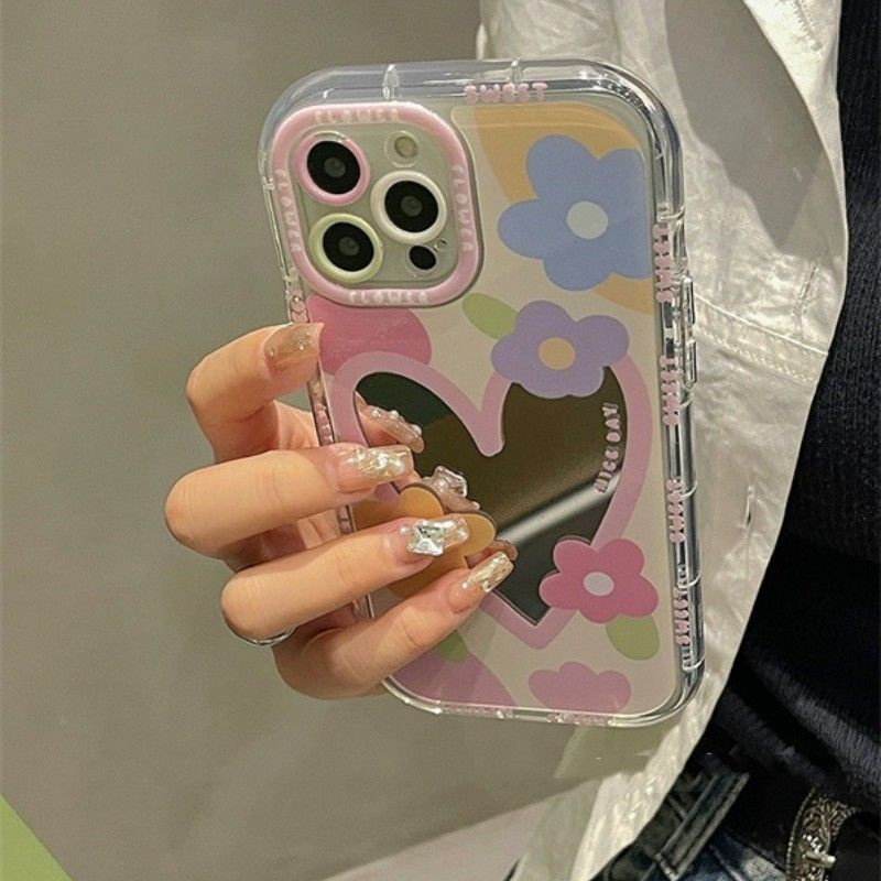 Bao Da Điện Thoại Mềm Tráng Gương Cho iphone 13 / 14pro xsmax / xr 11pro / 12 Ốp