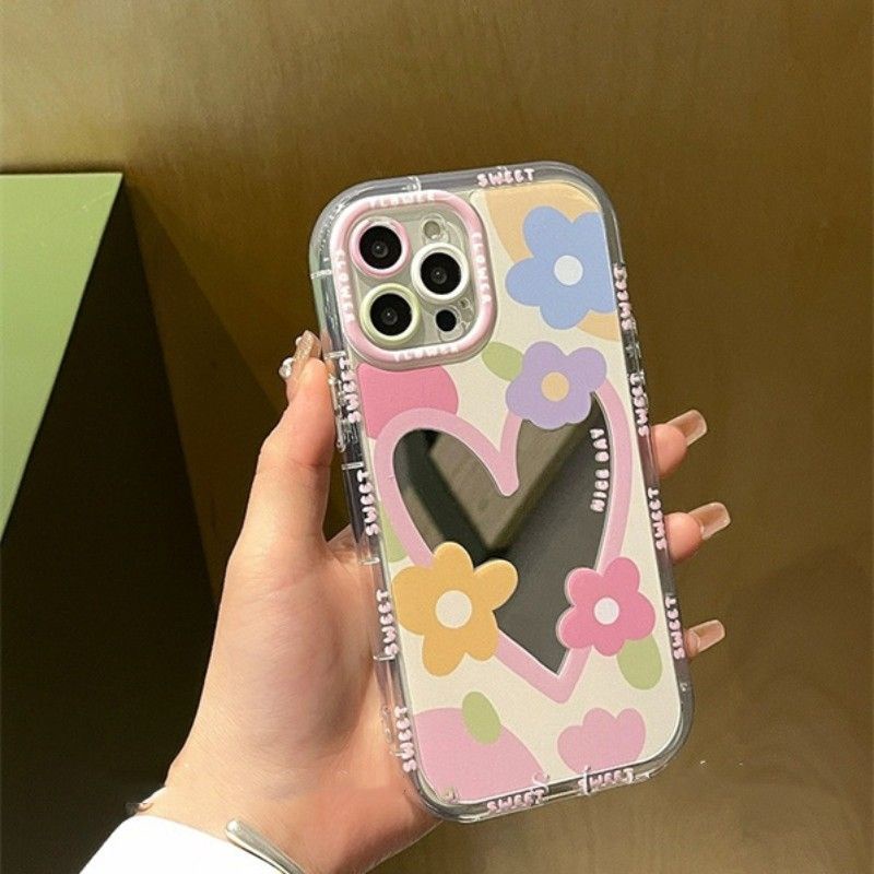 Bao Da Điện Thoại Mềm Tráng Gương Cho iphone 13 / 14pro xsmax / xr 11pro / 12 Ốp