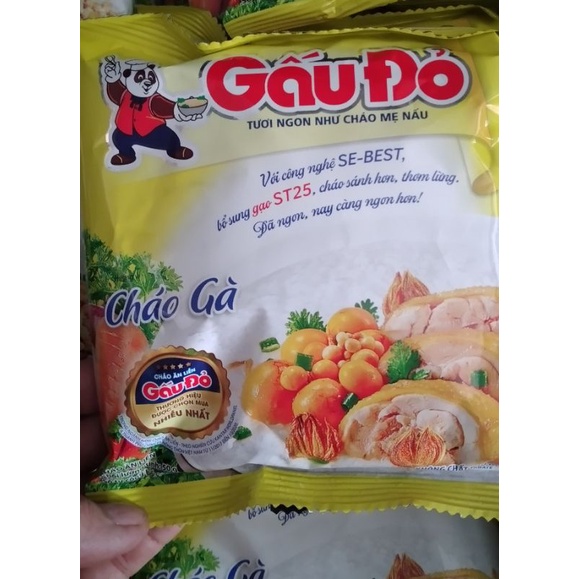 Cháo gấu đỏ, cháo thịt bằm, cháo gà