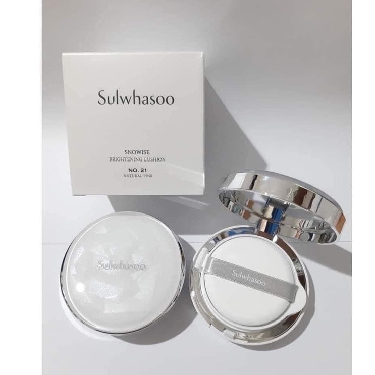 Phấn nước dưỡng trắng kềm dầu Sulwhasoo Snowise Brightening cushion Fullbox