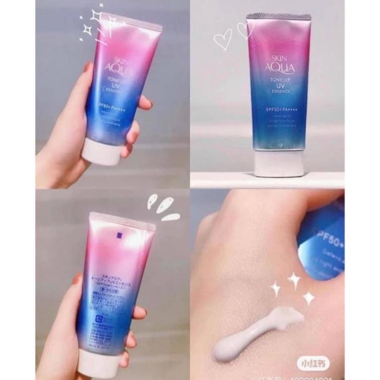 KEM CHỐNG NẮNG SUNLAY SKIN AQUA TONE UP SPF50+++ 50ml !