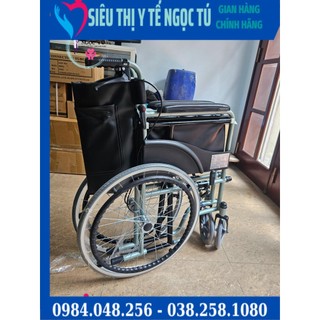 XE LĂN CÓ PHANH TAY - Xe lăn cho người khuyết tật, bệnh nhân, người già - Đa năng gấp gọn