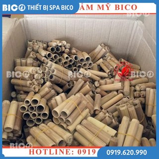 [100 Cái] Ống Tre Hút Mụn Cho Phương Pháp Nặn Mụn Ống Tre Cực Đẹp Đều Miệng Cực Mỏng - Thiết Bị Thẩm Mỹ BICO