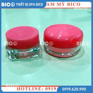 50 cái hộp 5g chiết mỹ phẩm mỹ hũ nhựa 5g - thiết bị thẩm mỹ bico