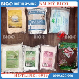 Bột Đắp Mặt Nạ Các Loại Mặt Nạ Bạc Hà-Trtrà Xanh - Vàng Gold 24k Hàng Chuẩn Dễ Bóc - Thiết Bị Thẩm Mỹ BICO