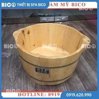 Chậu Gỗ Ngâm Chân Hàng Nhập Khẩu Cao Cấp - Thiết Bị Thẩm Mỹ BICO