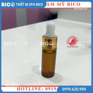 [Sẵn Hàng] Chai Chiết Serum Thủy Tinh Nắp Bóp 3m 5m 10ml - Thiết Bị Thẩm Mỹ BICO