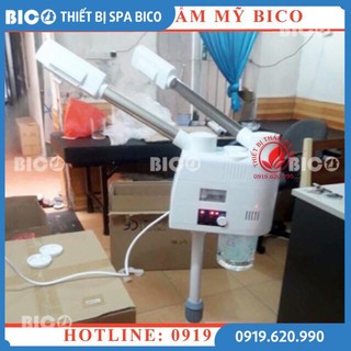 [BH 12 Tháng] Máy Xông Hơi Mặt 2 Cần Nóng Lạnh Cho Cho Spa - Thiết Bị Thẩm Mỹ BICO
