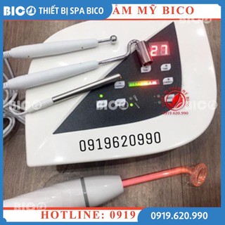 [BH 12 Tháng] Máy Điện Di Tinh Chất 2in1 Kết Hợp Điện Tím Diệt Khuẩn - Thiết Bị Thẩm Mỹ BICO