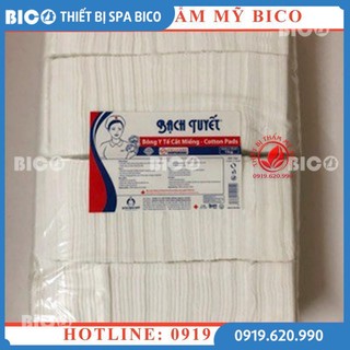 [7cmx7cm] Bông Y Tế Cắt Sẵn Dùng Cho Spa Thẩm Mỹ Viện - Thiết Bị Thẩm Mỹ BICO