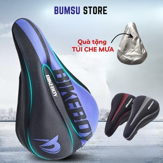 Bọc yên xe đạp cao cấp Bikeboy kiểu dáng thể thao êm mông thoáng khí tặng kèm trùm đi mưa