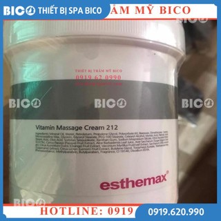 [Hàng Chuẩn Hàn] Kem Massage Mặt Collagen Vitamin Esthemax 1000ml - Thiết Bị Thẩm Mỹ BICO
