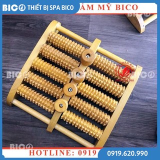 Bàn Massage Chân Thư Giãn Bằng Gỗ Sồi Cho Khách Ngồi Chờ - Thiết Bị Thẩm Mỹ BICO