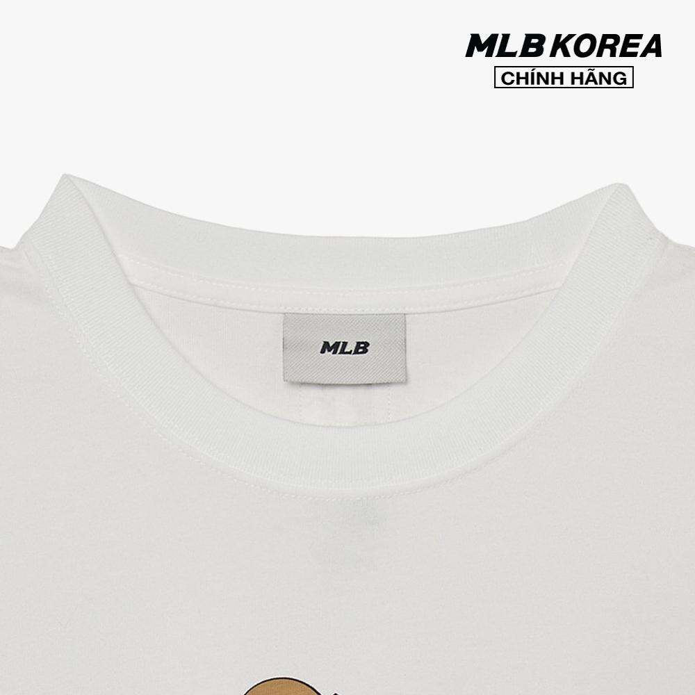 MLB - Áo thun unisex cổ tròn tay ngắn phom suông hiện đại 3ATSE0333-07WHS