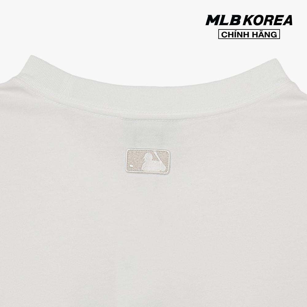 MLB - Áo thun unisex cổ tròn tay ngắn phom suông hiện đại 3ATSE0333-07WHS