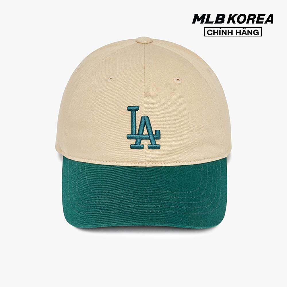 MLB - Nón bóng chày unisex Basic Color Block Unstructured 3ACP3303N-07GND