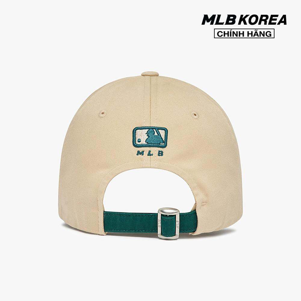 MLB - Nón bóng chày unisex Basic Color Block Unstructured 3ACP3303N-07GND
