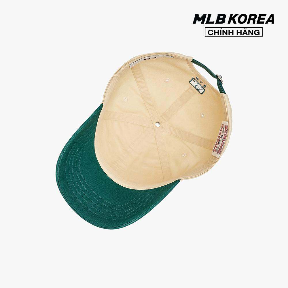 MLB - Nón bóng chày unisex Basic Color Block Unstructured 3ACP3303N-07GND