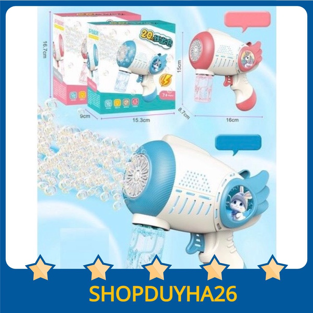 Máy phun bong bóng xà phòng siêu cấp cực vui nhộn loại mới