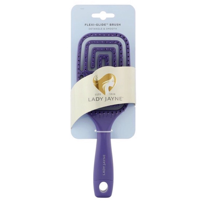 Lược gỡ rối detangling brush LADY JAYNE bản dude WET Brush