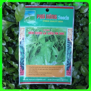 Hạt giống rau dền xanh lá liễu pn 300 phú nông - gói 20g - amaranth green leaves