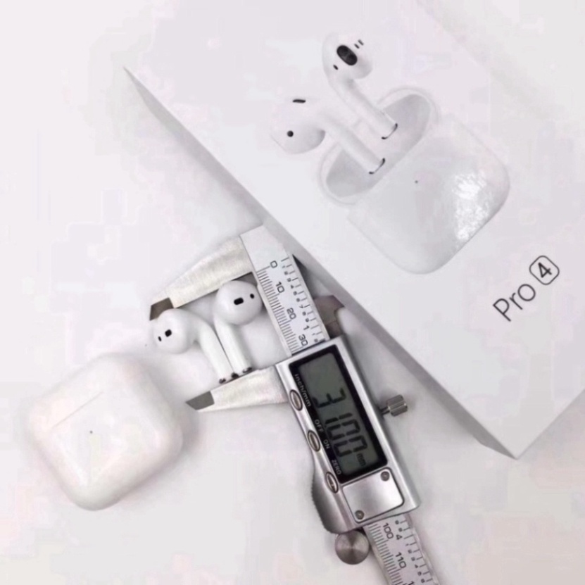 Tai Nghe Bluetooth 5.0 Không Dây Mini Pro4 Tws Tai Nghe Nhét Tai Nhỏ Gọn - tomada hot