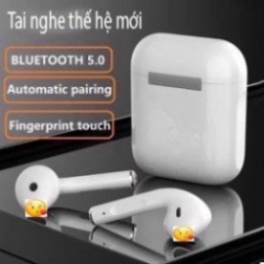 Tai nghe không dây j12 TWS truyền âm thanh chuẩn chất lượng cao,tai nghe bluetooth kết nối 5.0 dùng cho các dòng má