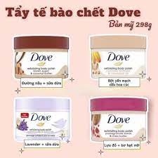 Tẩy da chết toàn thân Dove sạch sâu hạt nhuyễn mịn da Pomergranate Shea Butter Lựu Bơ Hạt Mỡ bản Đức 225ml - PINK
