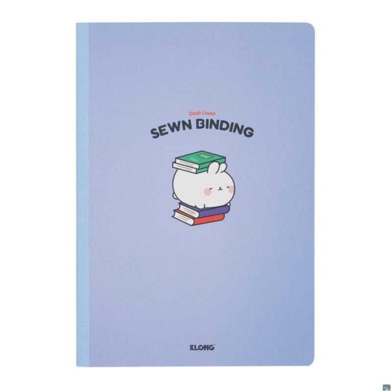 Vở kẻ ngang nét đứt may dán gáy KLONG B5 120 trang 70/76; MS: 801 .